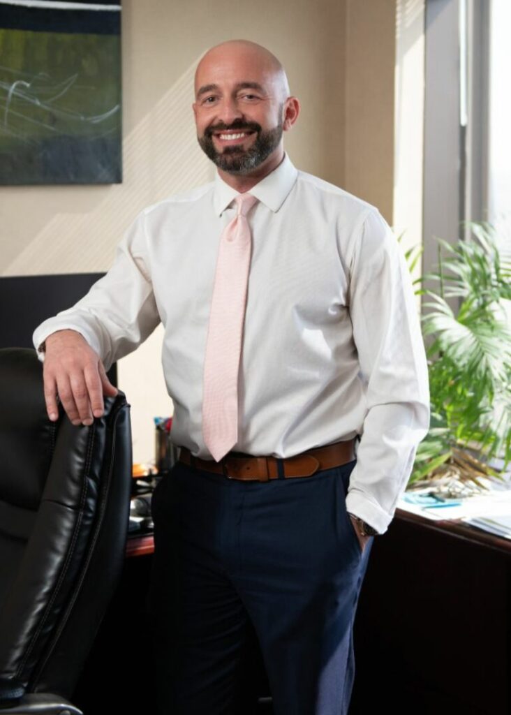 Image of Divorce Lawyer Philip Katz standing in his Omaha, Nebraska office.